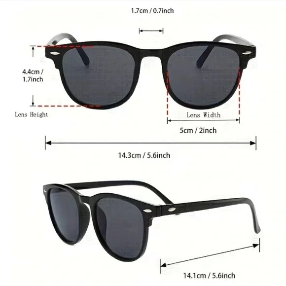 Retro oval sunglasses - Picture 8 of 8